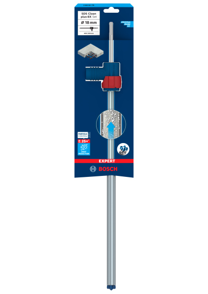 Bosch 2608901779 EXPERT Hamerboor SDS Clean SDS Plus-8X - 18x400x550mm Met Connector - Detailed view of the product