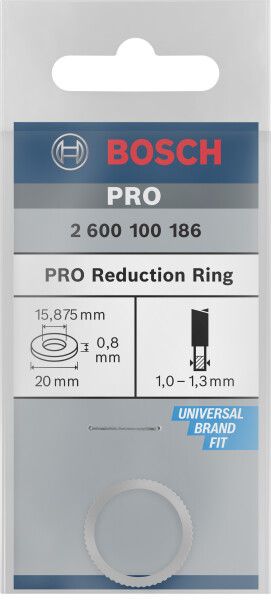 Bosch 2600100186 Reduceerring Voor Cirkelzaagbladen - 20 X 15,875mm - Detailed view of the product