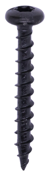 Woodies 61650378 Ultimate Blackline Spaanplaatschroef Shield - TX30 - 5.0 X 40mm - Cilinderkop - Voldraad - Gecoat (200st)