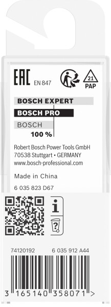 Bosch 2608628346 Kantenfrees - 8mm - Detailed view of the product