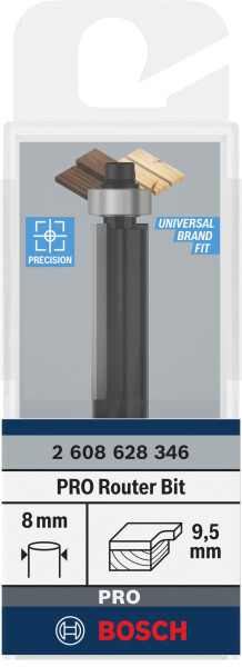 Bosch 2608628346 Kantenfrees - 8mm - Detailed view of the product