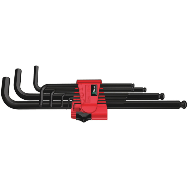 Wera 05022086001 9-delige Blacklaser Inbussleutelset - 1,5-10mm