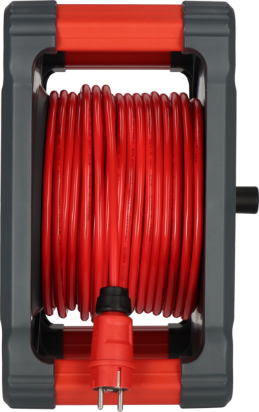 Brennenstuhl Professional KA 3110 Bouwplaats Cube 5-voudig Kabelhaspel H07BQ-F 3G1.5 - IP44 - 33m - Rood - Detailed view of the product
