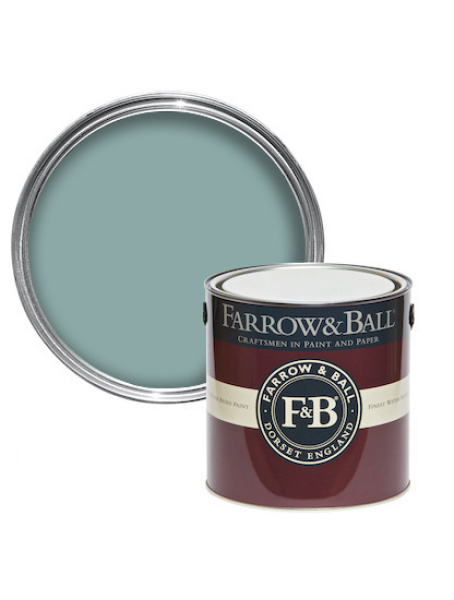 Farrow&Ball Flat Eggshell Ballroom Blue No.24 - 2,5L afbeelding
