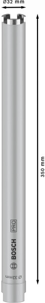 Bosch 2608587315 Diamant Kroonboor Voor Droog Boren G 1/2"- 32 X 350mm - Detailed view of the product