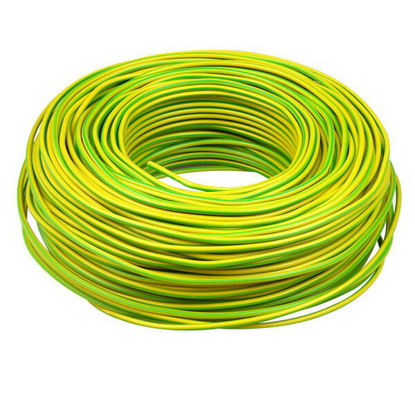 Donné Draad 17287 Installatiedraad - Geel/groen - 100m X 2,5mm² - Detailed view of the product