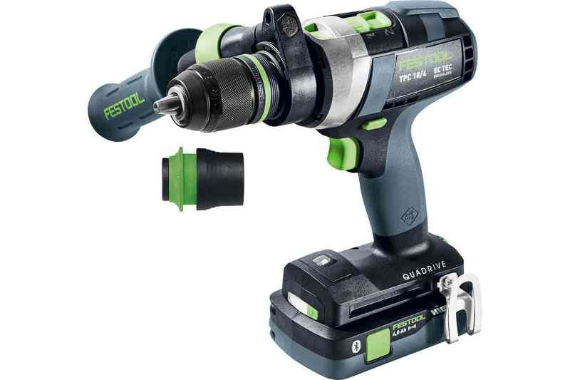 Festool TPC 18/4 5,0/4,0 I-Plus 18V Li-Ion Accu Klopboormachine Set (1x 4,0Ah&1x 5,0Ah) In Systainer - 75Nm - Detailed view of the product