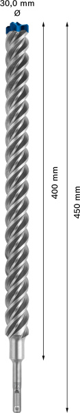 Bosch 2608900155 EXPERT Hamerboor SDS Plus-7X - 30x400x450mm - Detailed view of the product