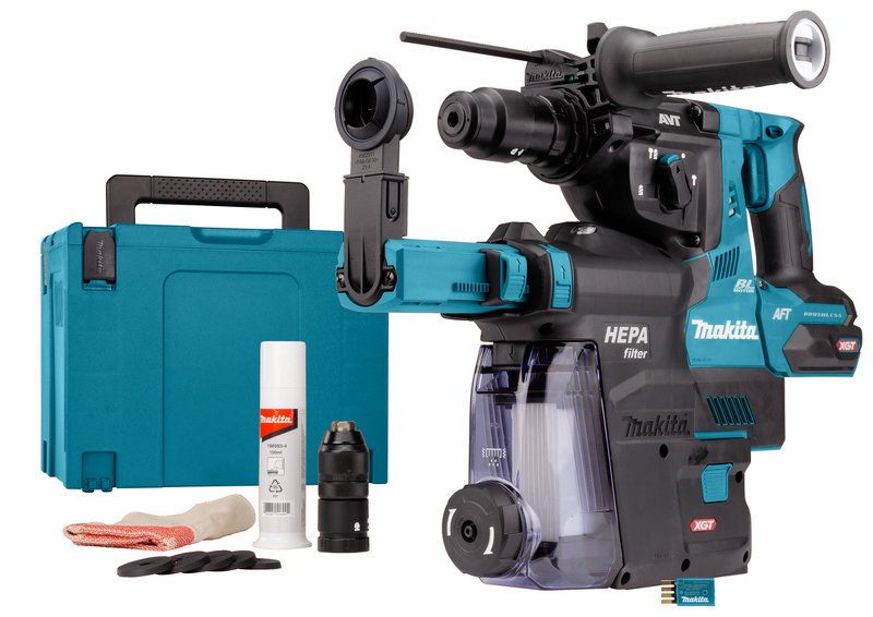 Makita HR002GZ05 XGT 40V Max Li-Ion Accu SDS-Plus Combihamer Body Incl. Stofafzuigsysteem In Mbox - 2,9J - Koolborstelloos EAN: 88381892940