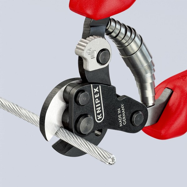Knipex 95 62 160 Staaldraadschaar - 160mm - Detailed view of the product