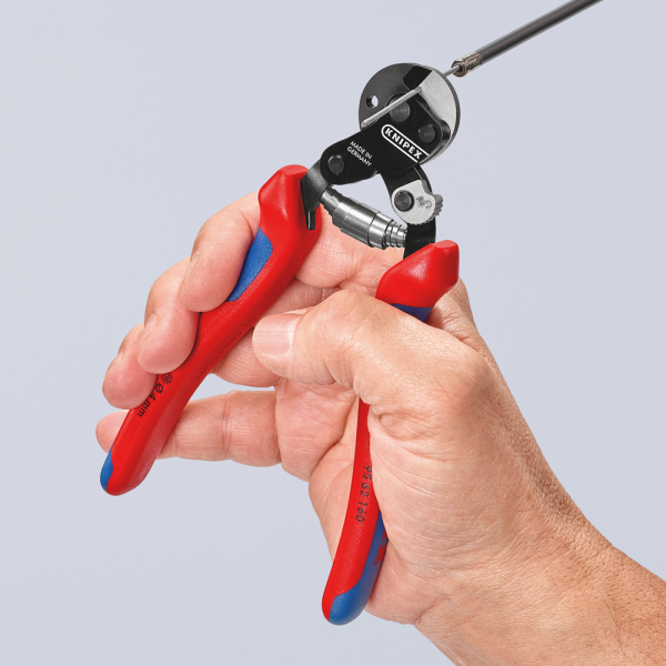 Knipex 95 62 160 Staaldraadschaar - 160mm - Detailed view of the product