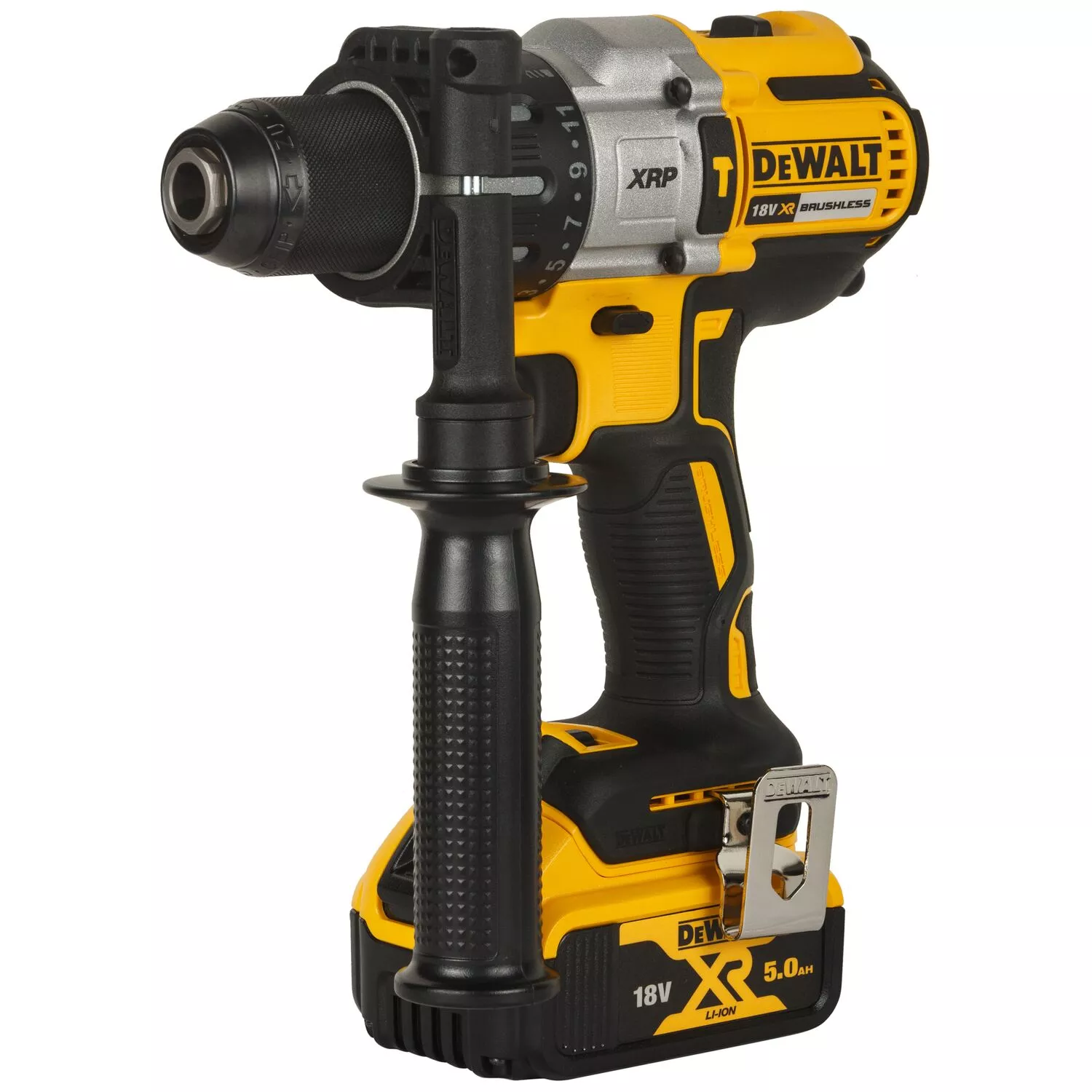 DeWALT DCD996P3K 18V Li-ion XR Accu Boor-/schroefmachine Set (3x 5.0Ah) In TSTAK - Koolborstelloos thumbnail 4
