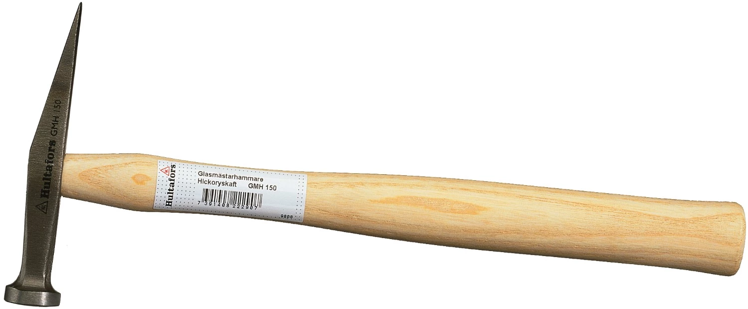 Hultafors GMH 150 Glaszettershamer - Houten Handgreep - 200 Gram