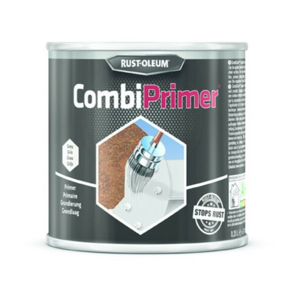 rust-oleum combicolor anti roest primer grijs 0.25 ltr