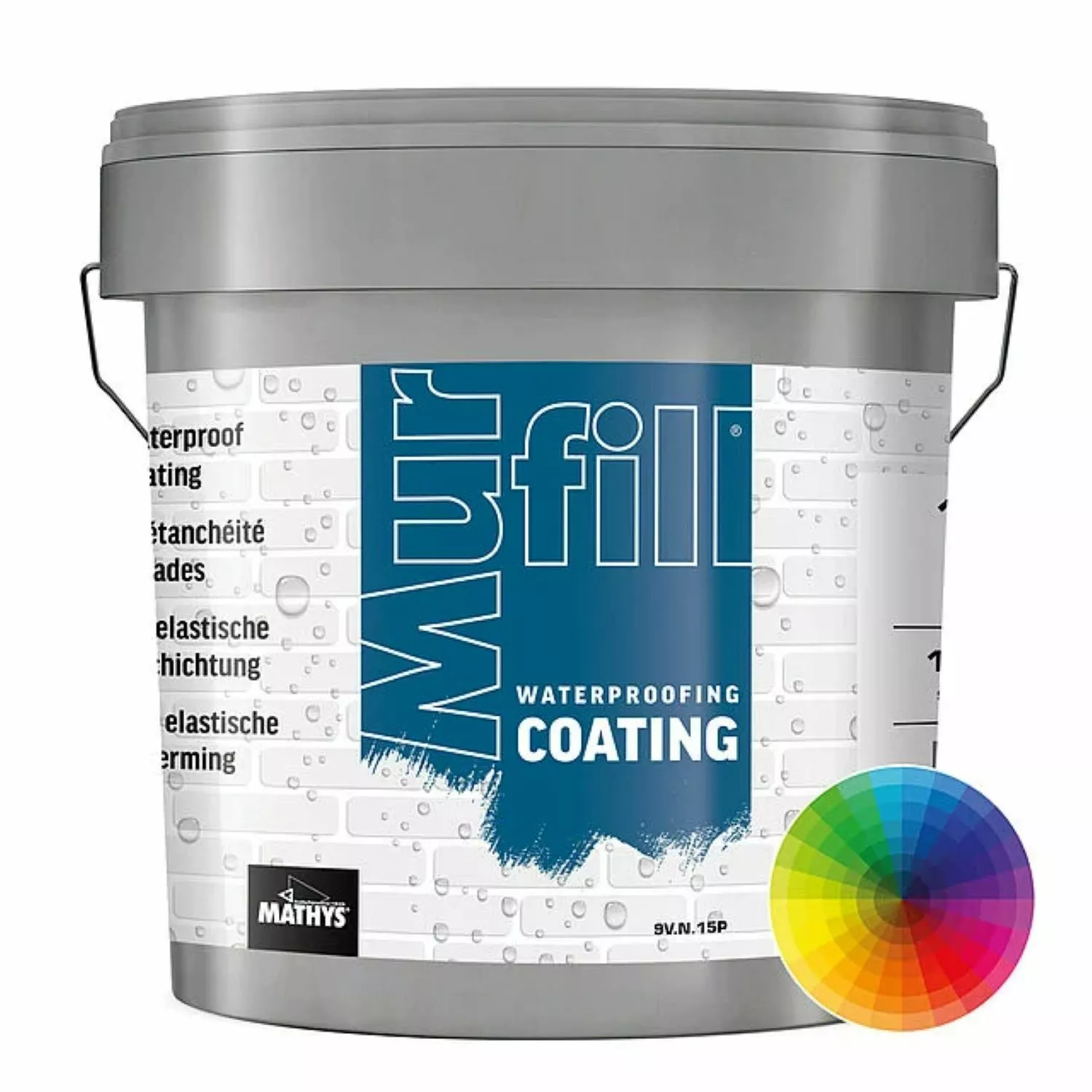 Mathys Murfill Waterproofing Muurverf Voor Buiten - Op Kleur Gemengd - 15Kg