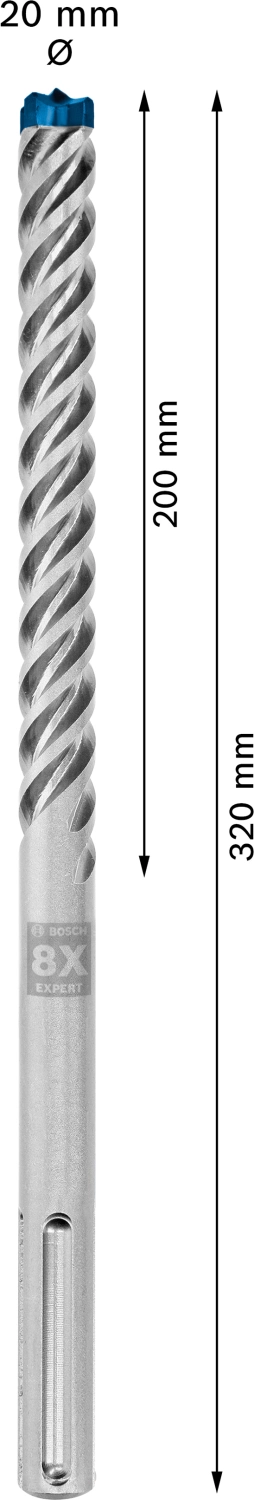 Bosch 2608900228 EXPERT Hamerboor SDS Max-8X - 20x200x320mm thumbnail 4