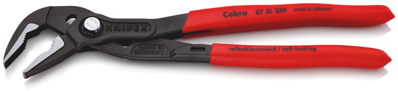 Knipex 8751250 Cobra Waterpomptang - Extra Slank - 250mm - Detailed view of the product