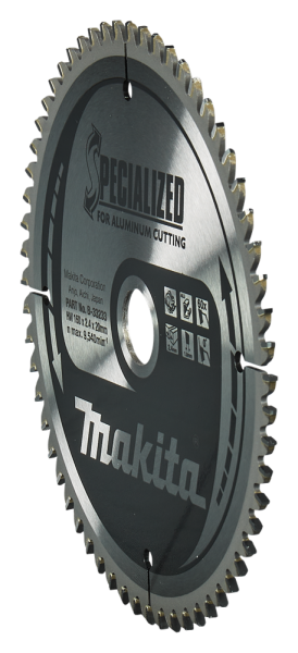 Makita B-33233 Cirkelzaagblad - Aluminium - Specialized - 160x20x2,4mm - 60T - Detailed view of the product