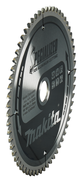 Makita B-33233 Cirkelzaagblad - Aluminium - Specialized - 160x20x2,4mm - 60T - Detailed view of the product