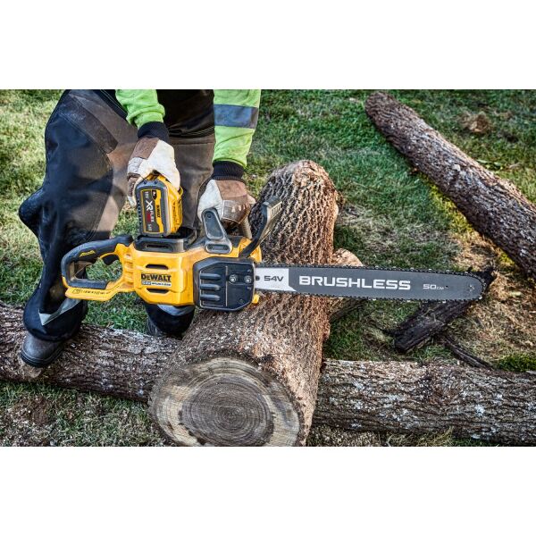 DeWALT DCMCS575X1-QW 54V XR FLEXVOLT Li-Ion Accu Kettingzaag Set (1x 9.0Ah) - 50cm - Detailed view of the product