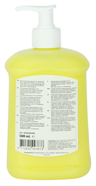 Dreumex Plus Handreiniger 500Ml Met Pomp - Detailed view of the product