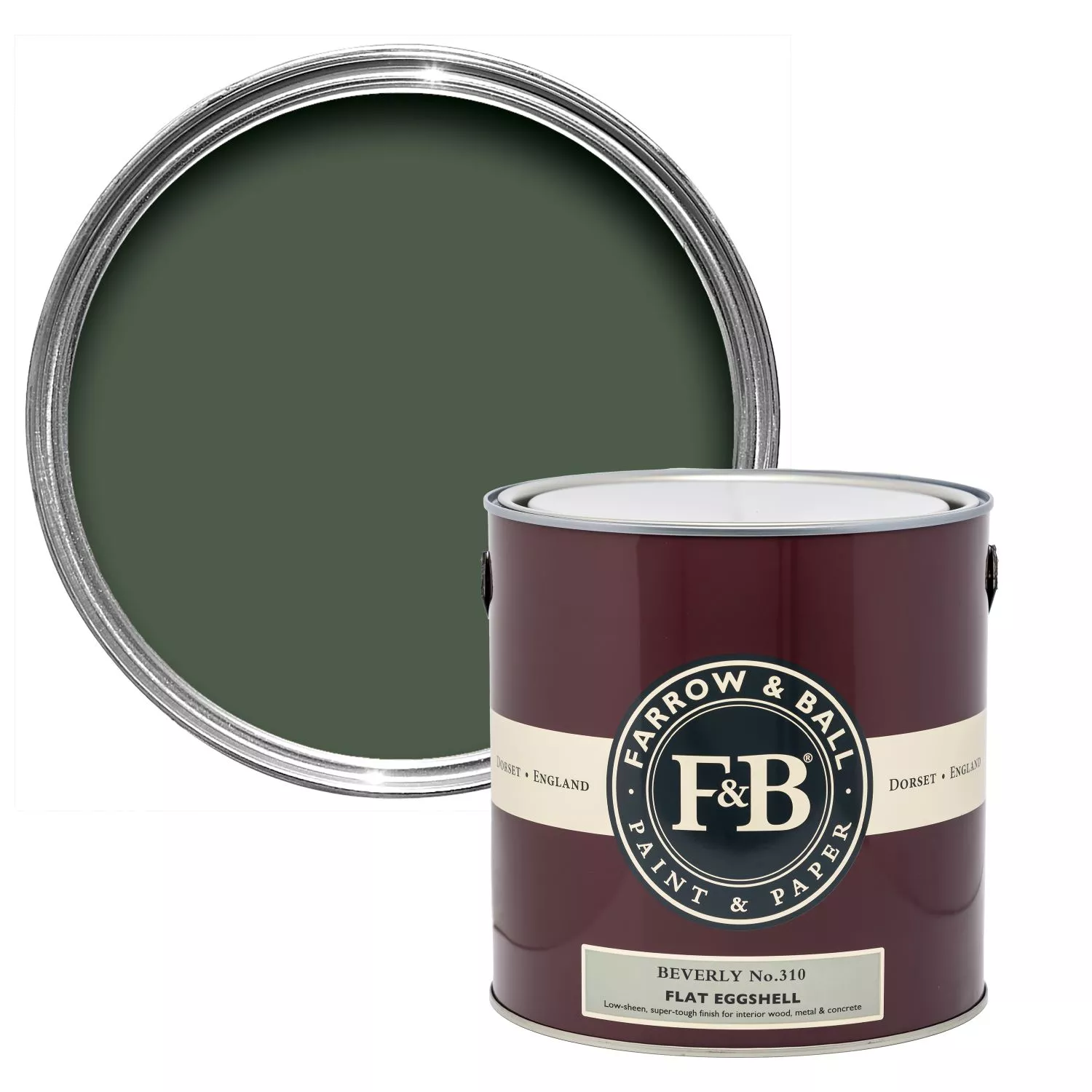 Farrow&Ball Flat Eggshell Beverly No.310 - 750ml