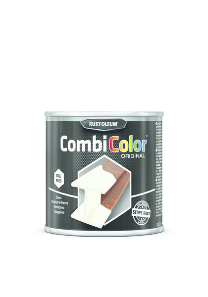 rust-oleum combicolor hoogglans ral 9010 wit 0.75 ltr