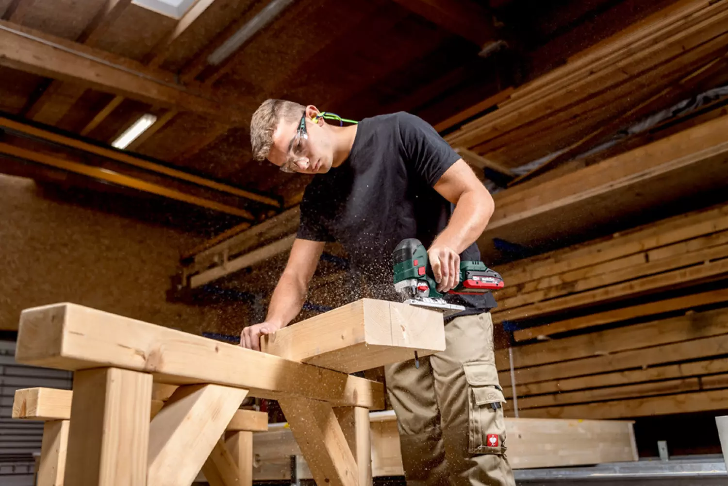 Metabo STA 18 LTX 150 BL 18V Li-ion Accu Decoupeerzaag Body In MetaBox - T-greep thumbnail 4