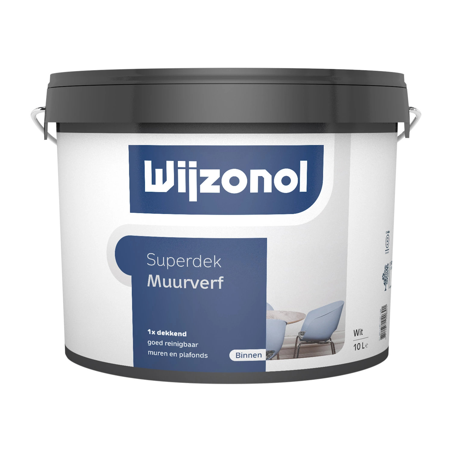 Wijzonol Superdek Muurverf - 5L