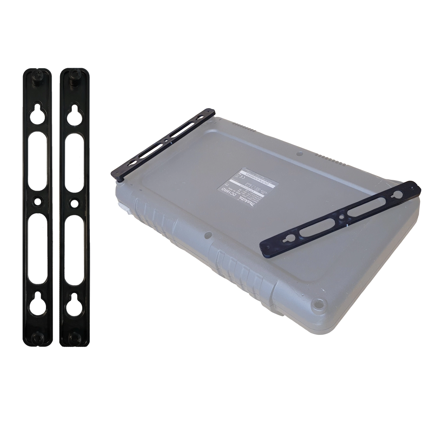 StealthMounts CMC-MK-B Opladerhouder Voor Makita 18V LXT Duolader - Zwart - 2-pack