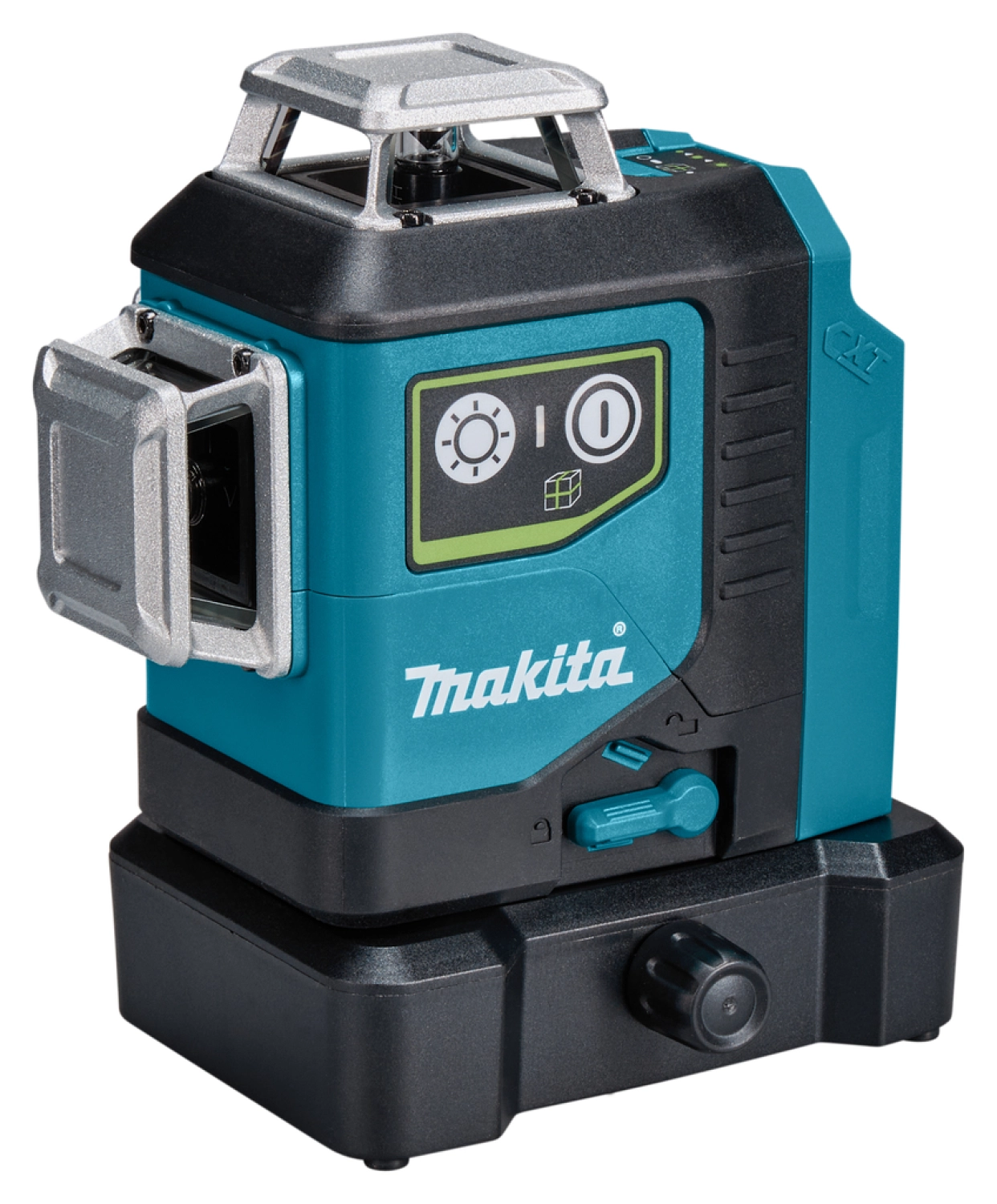 Makita SK700GD 12V Max Li-Ion accu kruislijnlaser body in tas - zelfnivellerend - groen 3x360° - 35m