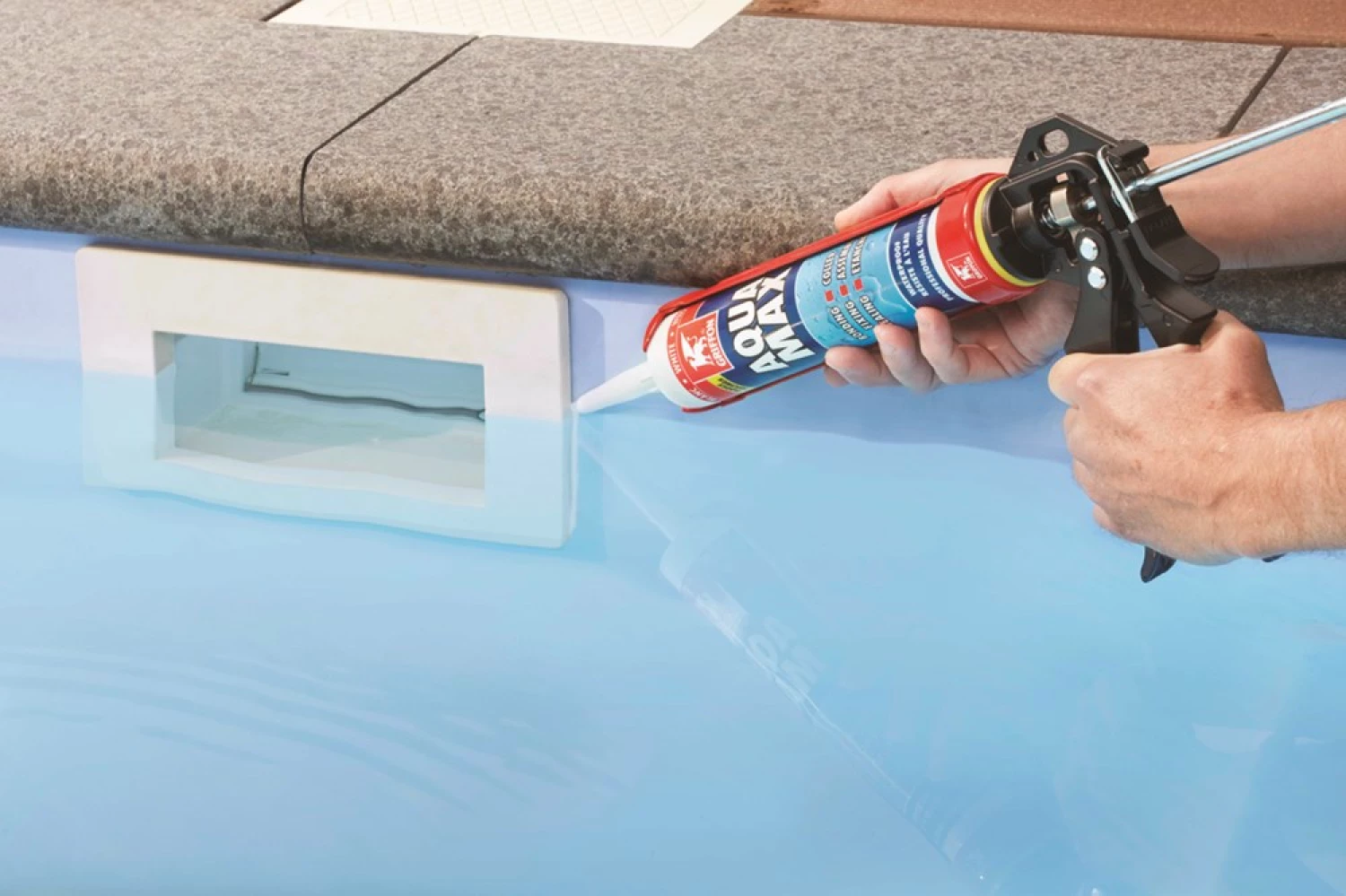 Griffon Aqua Max Montagekit - Wit - 425 G thumbnail 2