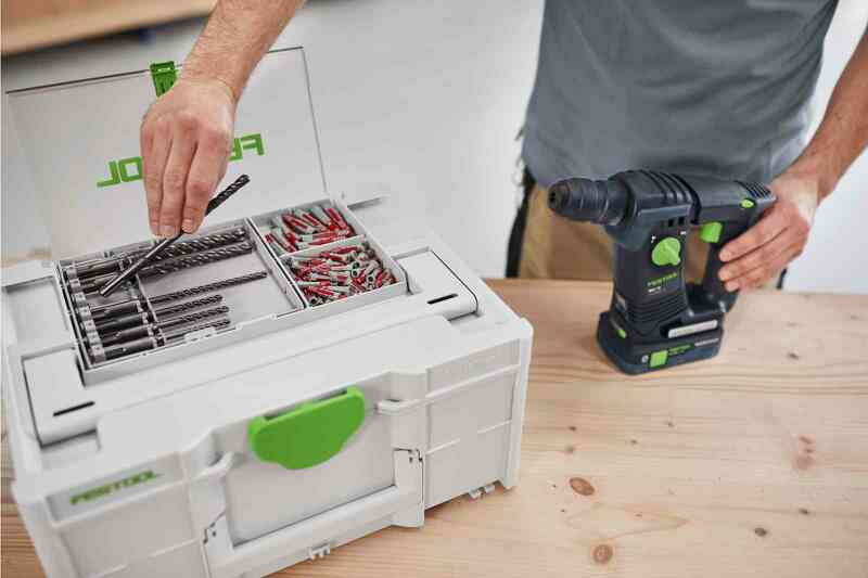 Festool BKS SYS3 D5-12 SDS Boorcassette - Detailed view of the product
