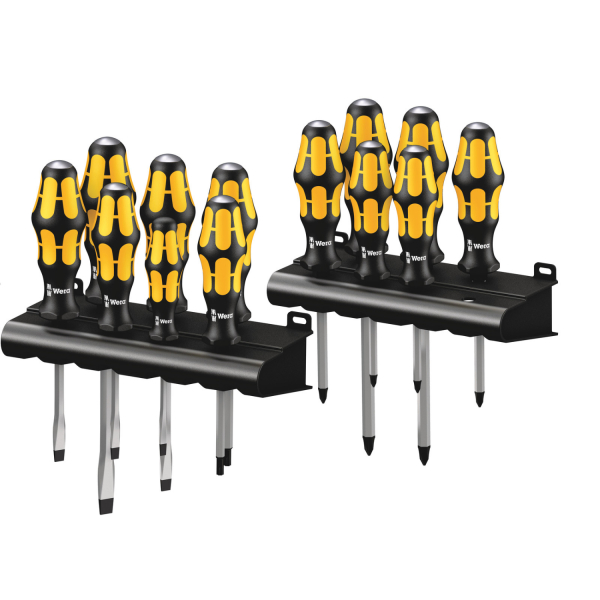 Wera 05133285001 Kraftform Big Pack 900 13-delige Schroevendraaierset Incl. Rack