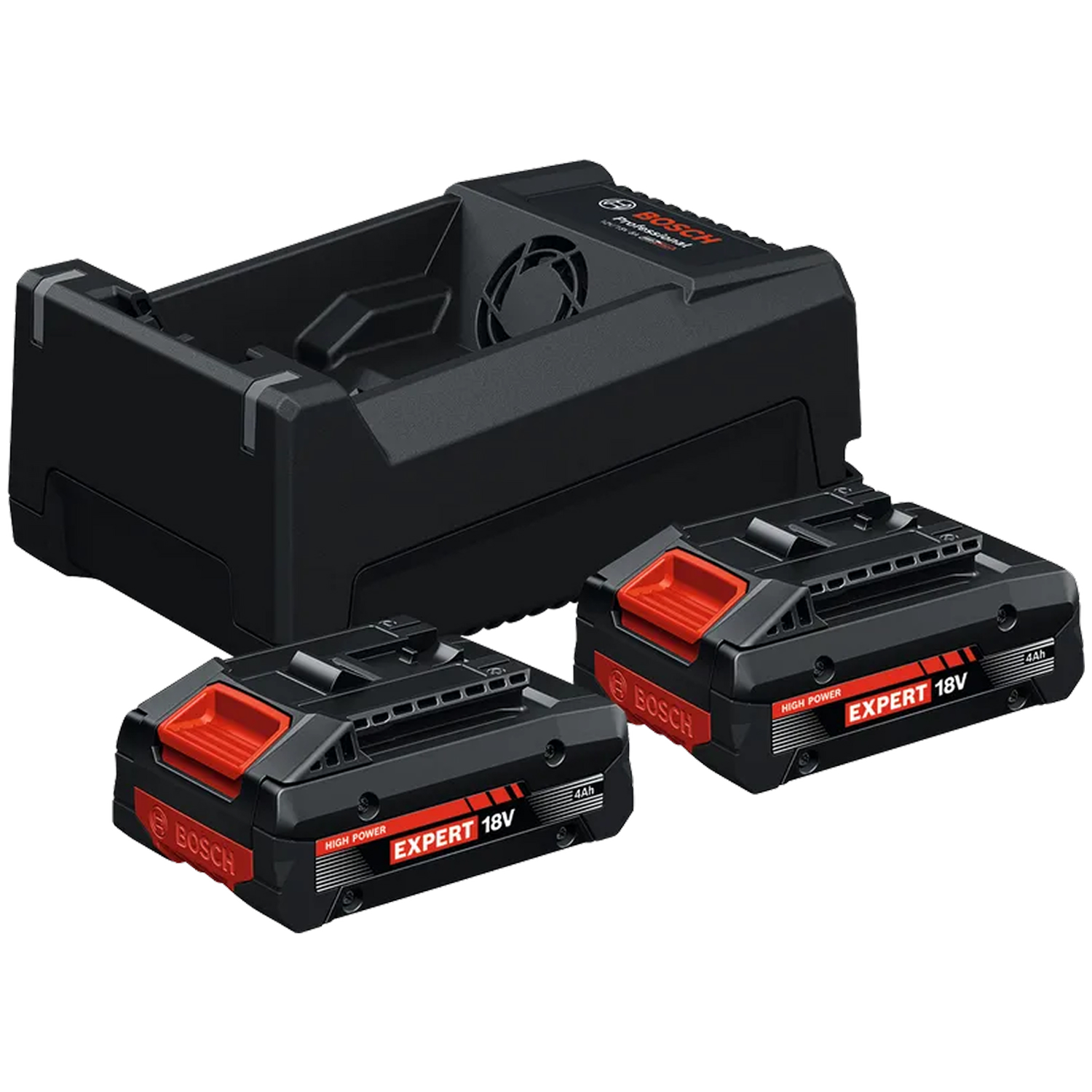 Bosch EXBA18V-40 Accu Starterset (2x 4.0Ah) + Lader