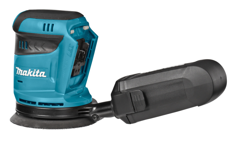 Makita DBO180RMJ 18V Li-Ion Accu Excentrische Schuurmachine Set (2x 4.0Ah Accu) In Mbox - 125mm - Detailed view of the product