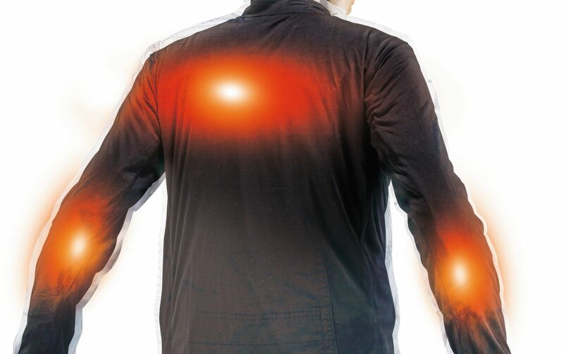 Makita DCX200B3XL 12V Li-Ion Accu Verwarmd Ondershirt - Maat XXXL - Detailed view of the product