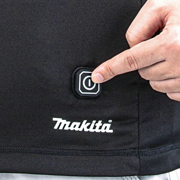Makita DCX200B3XL 12V Li-Ion Accu Verwarmd Ondershirt - Maat XXXL - Detailed view of the product