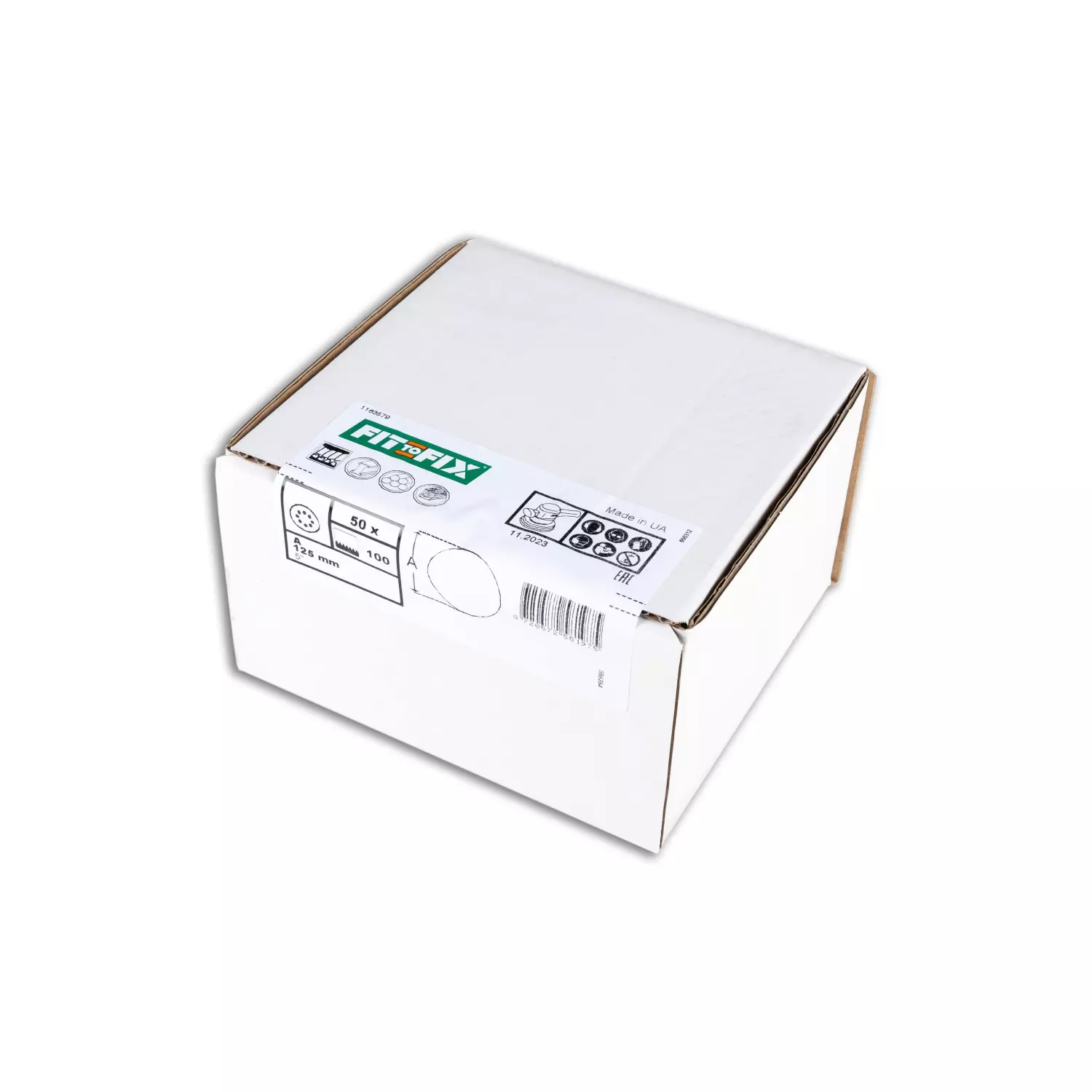 Fit-to-Fix Schuurschijf - P100 - Rond 125mm (50st) thumbnail 2