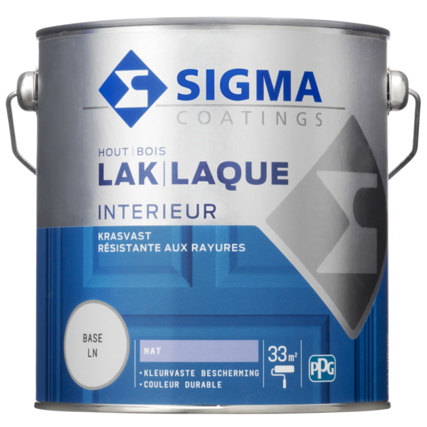 Sigma Houtlak Interieur Mat - Op Kleur Gemengd - 2.5L