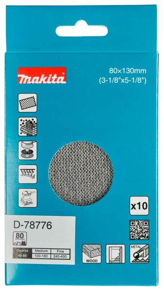 Makita D-78776 Schuurnet - 80x130mm K80 - Detailed view of the product