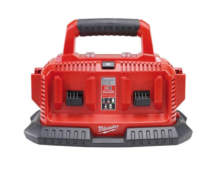 Milwaukee M14-18 C6 14.4V / 18V Li-Ion Accu Multilader - 6 Accu's