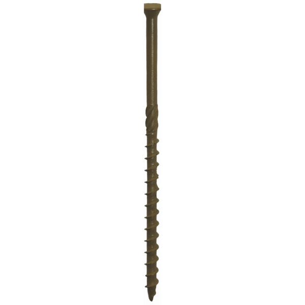 Woodies 61981701 Ultimate Tellerkopschroef Gehard Staal - TX40 - 8.0 X 140mm - Tellerkop - Deeldraad - Gecoat (50st)