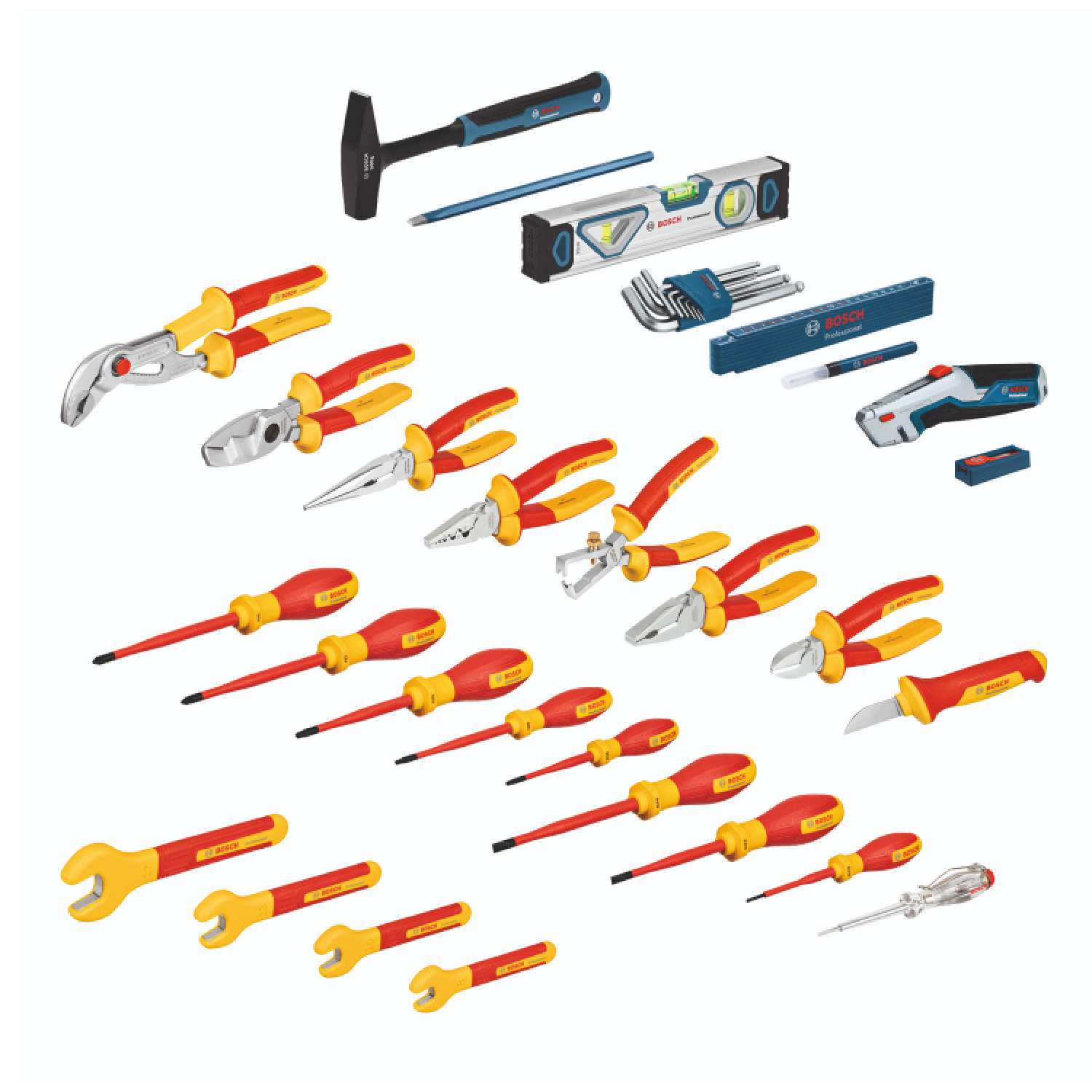 Bosch 1600A02NG4 VDE Gereedschapset In L-Boxx - 37-delig - Voor Elektriciens