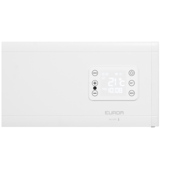 EUROM Alutherm Baseboard 2500 Wifi White Convectorkachel - 2000W - 100m3 - Detailed view of the product