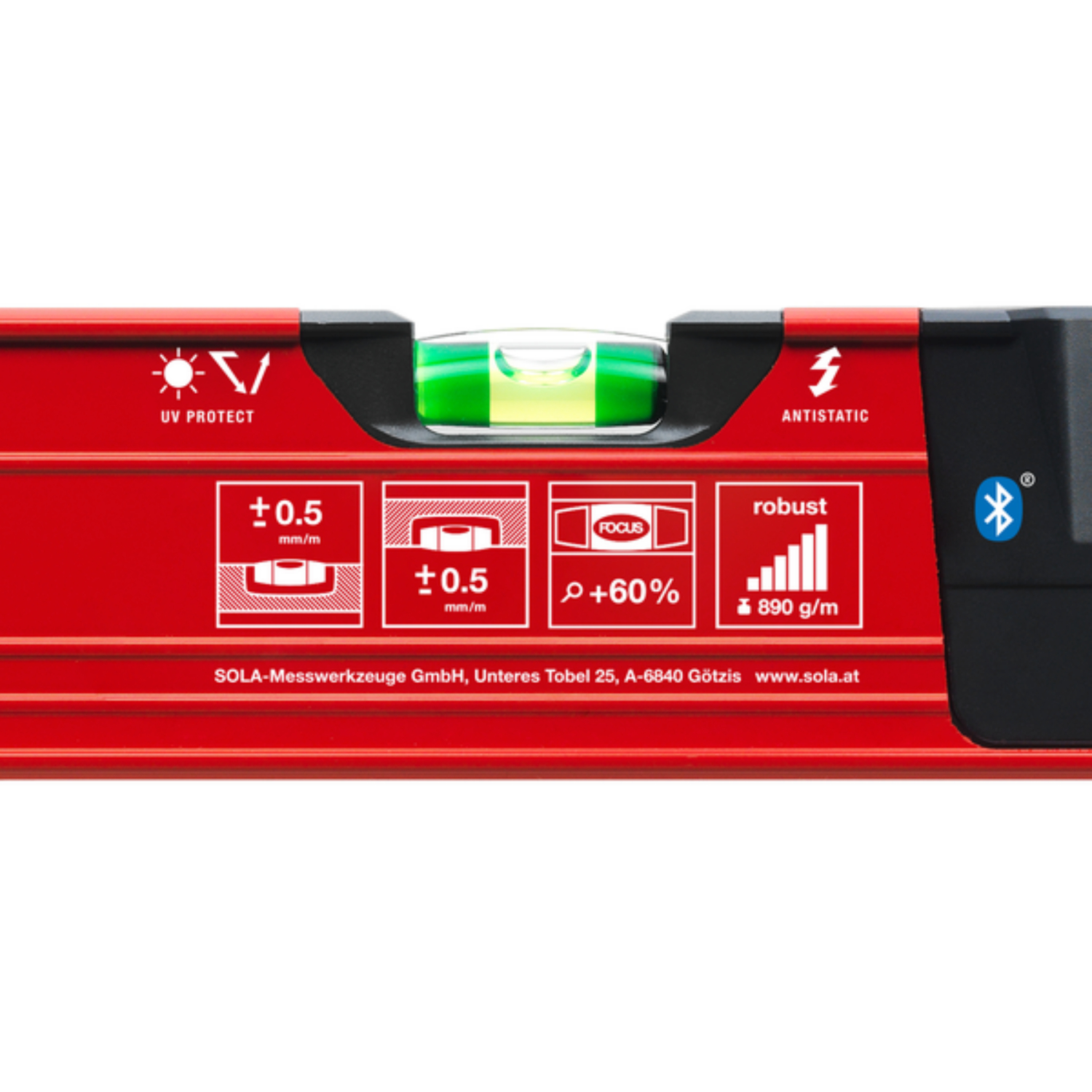 Sola RED 180 DIGITAL Digitale Waterpas - Bluetooth - 1800mm thumbnail 3