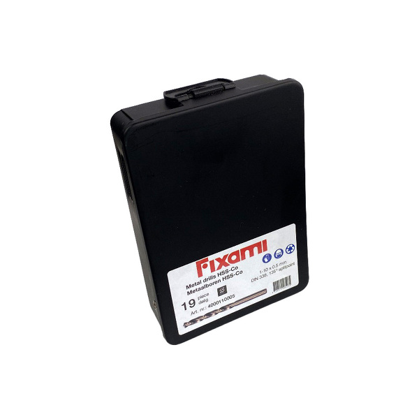 Fit-to-Fix 4000110005 19-delige Uni Metaalborenset DIN338 - HSS-Co - 1-10mmx0.5cm - Detailed view of the product
