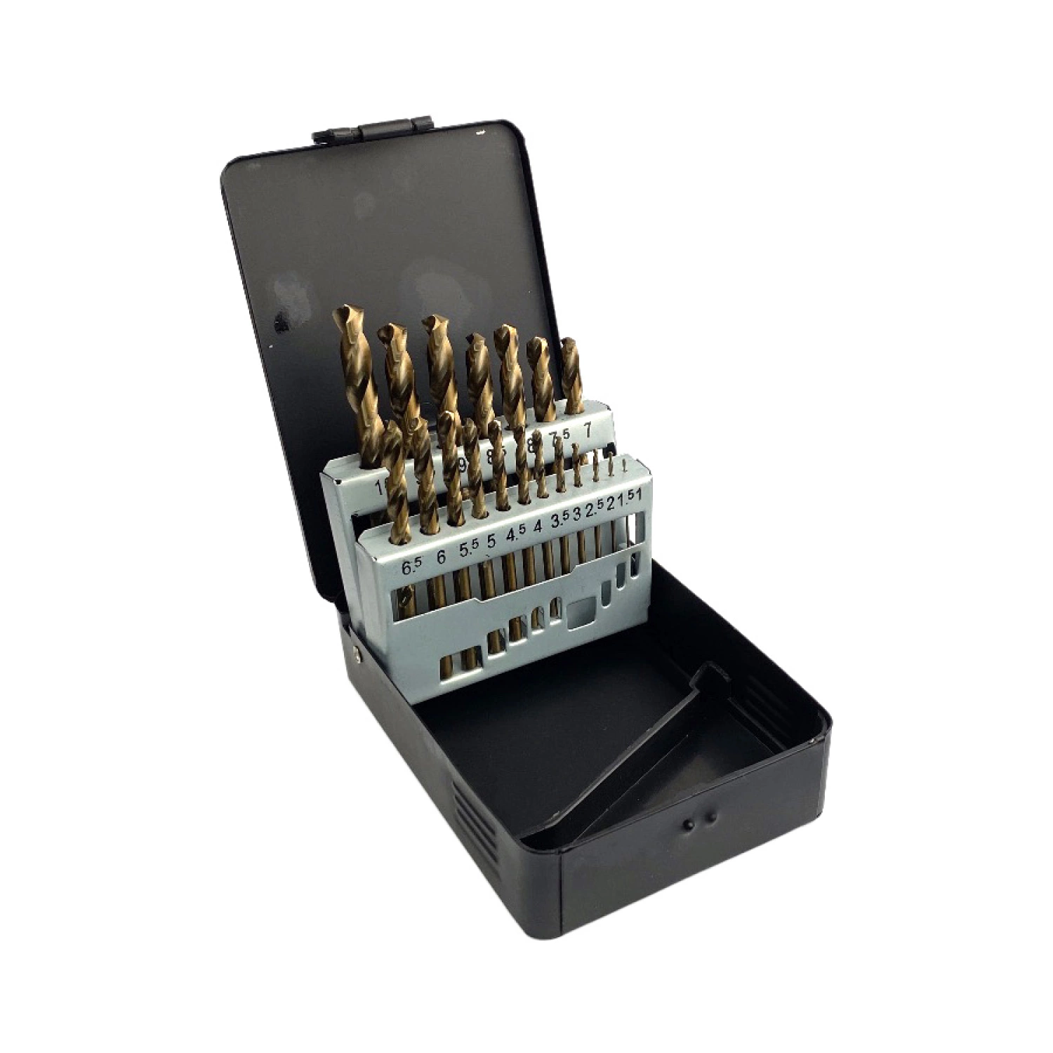 Fit-to-Fix 4000110005 19-delige Uni Metaalborenset DIN338 - HSS-Co - 1-10mmx0.5cm