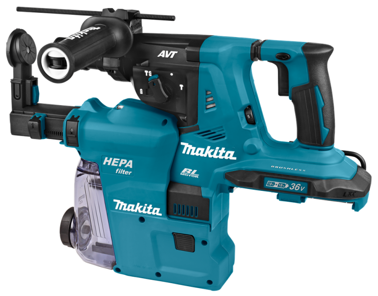Makita DHR281ZWJ 36V (2x18V) Li-Ion Accu SDS-Plus Combihamer Body In Mbox - 2,9J - Detailed view of the product