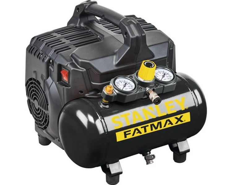 Stanley DST101/8/6 Compressor - 0,75kW - 8 Bar - 6L - 105L/min - Olievrij - Euro EAN: 8016738768770